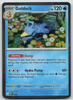 Pokemon Golduck 008 ME: Mega Evolution Promo Promo Holo NM - Image 1