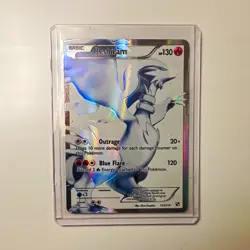 Pokemon TCG Reshiram 113/114 Black & White English Full Art Holo Ultra Rare - Image 1