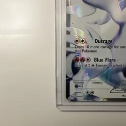 Pokemon TCG Reshiram 113/114 Black & White English Full Art Holo Ultra Rare - Image 3