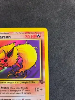 Pokemon Flareon 19/64 Non-Holo Rare Jungle Set Unlimited WOTC Vintage LP - Image 4