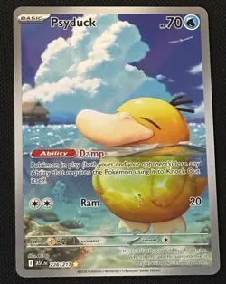 The Pokemon Company Psyduck 226/217 Illustration Rare Holo English Near Mint - Image 1