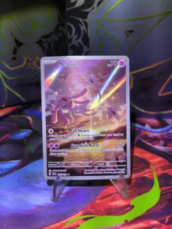 Pokemon TCG Surging Sparks Mesprit Illustration Rare IR 204/191 - Image 1
