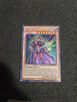 Yugioh Legendary Knight Hermos DRL2-EN008 Secret Rare 1st Edition LP - Image 1