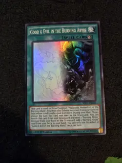 Good & Evil in the Burning Abyss - SECE-EN086 - Super Rare​ - 1st Edition - Image 1