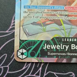 One Piece English Jewelry Bonney (Parallel) Leader OP07-019 NM Foil - Image 5