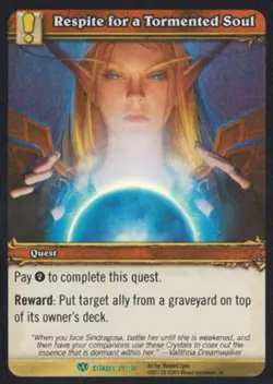 World of Warcraft TCG Respite for a Tormented Soul (Foil) - Assault on Icecrown - Image 1