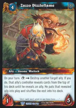 World of Warcraft TCG Zazzo Dizzleflame - Crown of the Heavens 100/198 - Image 1