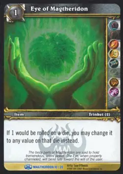 World of Warcraft TCG Eye of Magtheridon (Foil) - Magtheridon's Lair Treasure 10 - Image 1