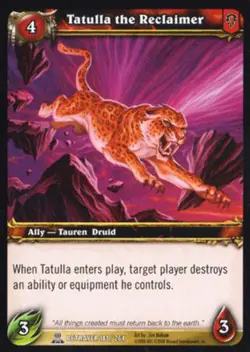 World of Warcraft TCG Tatulla the Reclaimer - Servants of the Betrayer 181/264 - Image 1