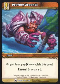 World of Warcraft TCG Proving Grounds - Fields of Honor 196/208 - Image 1