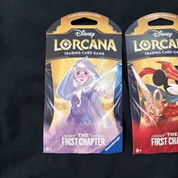 Disney Lorcana Booster Blister TCG The First Chapter Sealed Lot Set of 3 Packs - Image 2