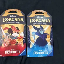 Disney Lorcana Booster Blister TCG The First Chapter Sealed Lot Set of 3 Packs - Image 4