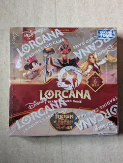 Disney LORCANA Booster box Reign of Jafar Promo Pack Included Japanese New FS - Image 1