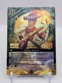 Disney Lorcana EN-12 Woody Toy Story Top 8 Set Championship Foil Promo 54/P3 - Image 1