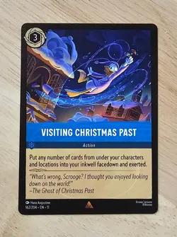 Christmas Carol Disney Lorcana Card Visiting Christmas Past 162/204 NM - Image 1