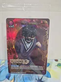 Union Arena Tokyo Ghoul Card Ken Kaneki Winner TKG-1-039 Sealed English NM - Image 1