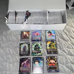 ~1000 Dragon Ball Super Fusion World & Masters Foil Bulk Lot TCG Cards C/UC/R/L - Image 1