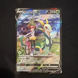 Pokemon TCG Serperior v TG13/TG30 Silver Tempest Trainer Gallery NM Card - Image 1