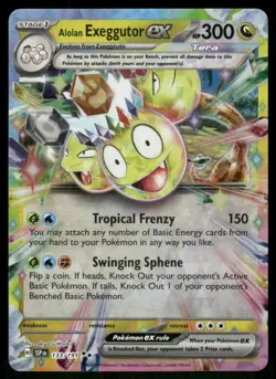 Alolan Exeggutor Ex 133/191 Double Rare Holo Surging Sparks Pokemon TCG card - Image 1