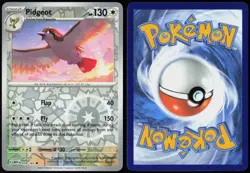 Pidgeot 018/165 Uncommon 151 Pokemon Card Reverse Holo Near Mint - Image 3