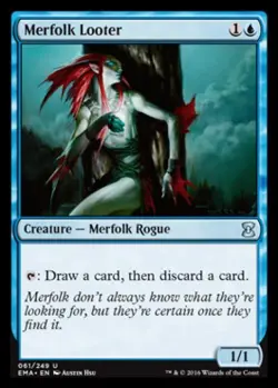 Merfolk Looter - Near Mint MTG Eternal Masters - Image 1
