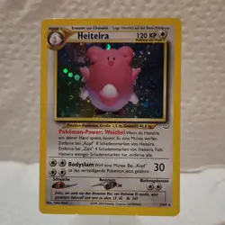 Pokemon Heiteira (Blissey) 2/64 Holo 120 HP Vintage German Card Pokemon TCG - Image 1