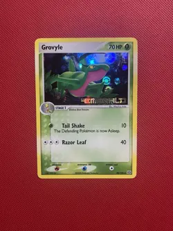 Grovyle 28/106 Emerald Reverse Holo Pokemon Card TCG Stamp - Image 1