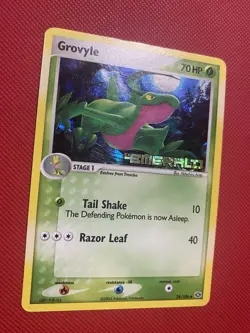Grovyle 28/106 Emerald Reverse Holo Pokemon Card TCG Stamp - Image 5