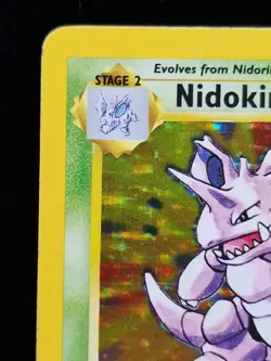 Pokemon Nidoking 11/102 Base Set Holo Card Excellent LP /Nm Condition Card - Image 2