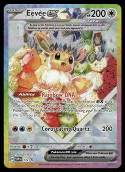 Pokemon Cards Eevee ex 174 Scarlet & Violet Promo Holo Promo NM - Image 1