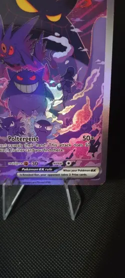 Gengar EX Custom Card Fan Art DIY Full Art SIR - Image 4