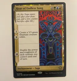 MTG Magic the Gathering Roar of Endless Song (220/485) Tarkir Dragonstorm LP - Image 1