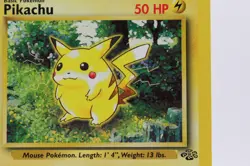 Pikachu 60/64 Unlimited Jungle WOTC Pokemon Card Vintage 1999 - Image 2