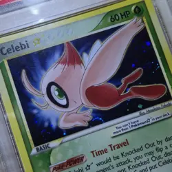 HAND SWIRL 🌀💫 PSA 3 Gold Star Celebi 100/100 EX Crystal Guardians Pokemon Card - Image 2