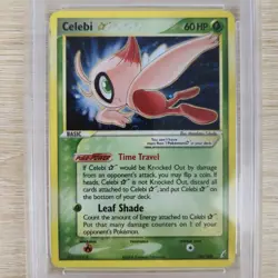 HAND SWIRL 🌀💫 PSA 3 Gold Star Celebi 100/100 EX Crystal Guardians Pokemon Card - Image 5