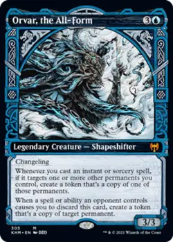 MTG Orvar, the All-Form - Foil - Showcase, Kaldheim, Lightly Played, English - Image 1