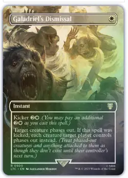 Galadriel's Dismissal (Borderless) Commander: Lord of the Rings -500 NM/M - FOIL - Image 1