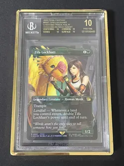 BGS 10 Black Label MTG Final Fantasy Tifa Lockhart Chocobo Track Foil - Image 1