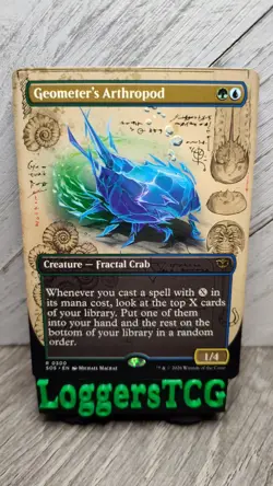 MTG Geometer's Arthropod BORDERLESS / SOS 0300 R NM - Image 1