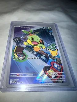 Pokemon TCG Turtwig (Mega Evolution Promo) First Partner Illustration Card - Image 1