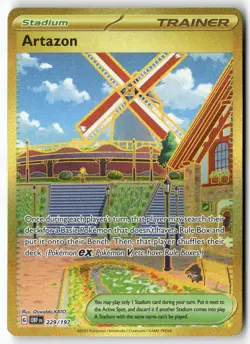 Artazon 229/197 Hyper Rare Obsidian Flames Pokemon Holo Near Mint - Image 1