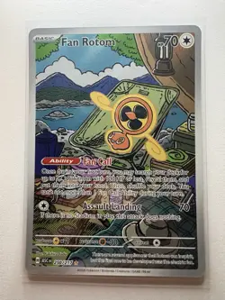 Fan Rotom 250/217 Illustration Rare Ascended Heroes Pokemon Holo Near Mint - Image 1