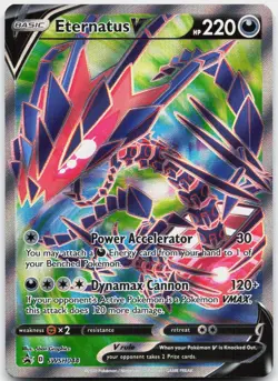 Eternatus V SWSH044 Holo Promo Sword & Shield Promo Pokemon Near Mint - Image 1