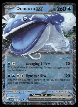 Dondozo 066/182 Double Rare Holo Destined Rivals Pokemon TCG trading card - Image 1