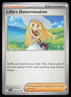 Lillie's Determination 192/217 Uncommon Ascended Heroes Pokemon Near Mint - Image 1