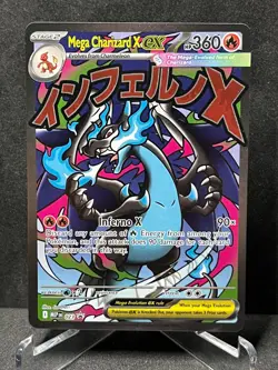 Mega Charizard X ex 023 Holo Promo ME: Mega Evolution Promo Pokemon Near Mint - Image 1