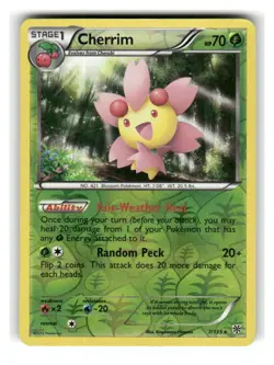Cherrim 7/135 Rare Plasma Storm Pokemon Reverse Holo Lightly Played - Image 1