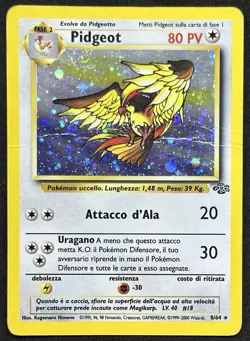 POKEMON~PIDGEOT~8/64~HOLO~JUNGLE~ITA~PR - Image 1