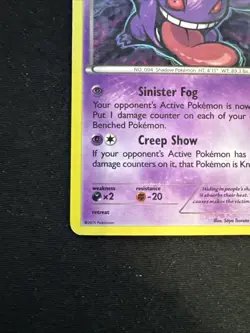 Pokemon TCG Gengar Pokemon 60/162 Holo - Image 4