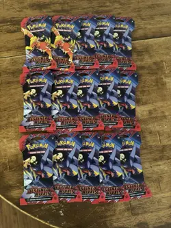 Pokemon Destined Rivals Sleeved Booster Packs Sealed Lot Of 15 - Image 1